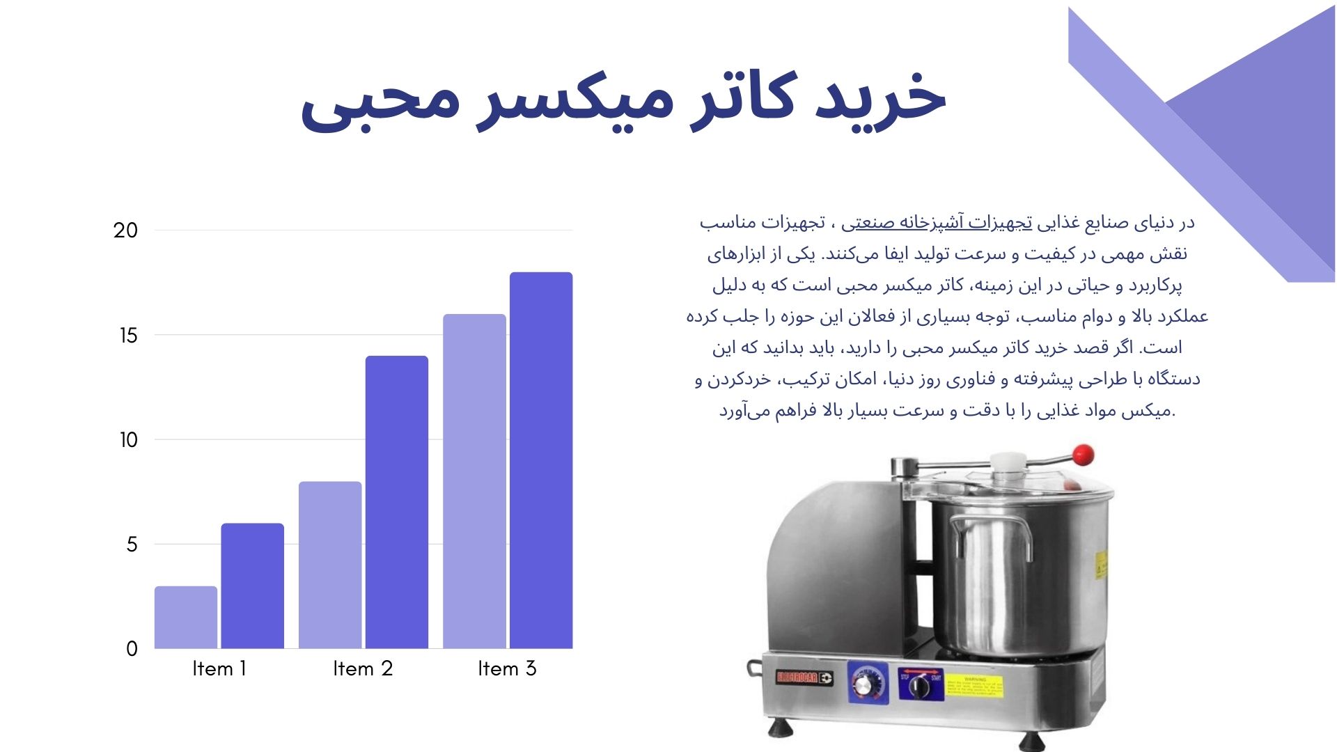 کاتر میکسر محبی
