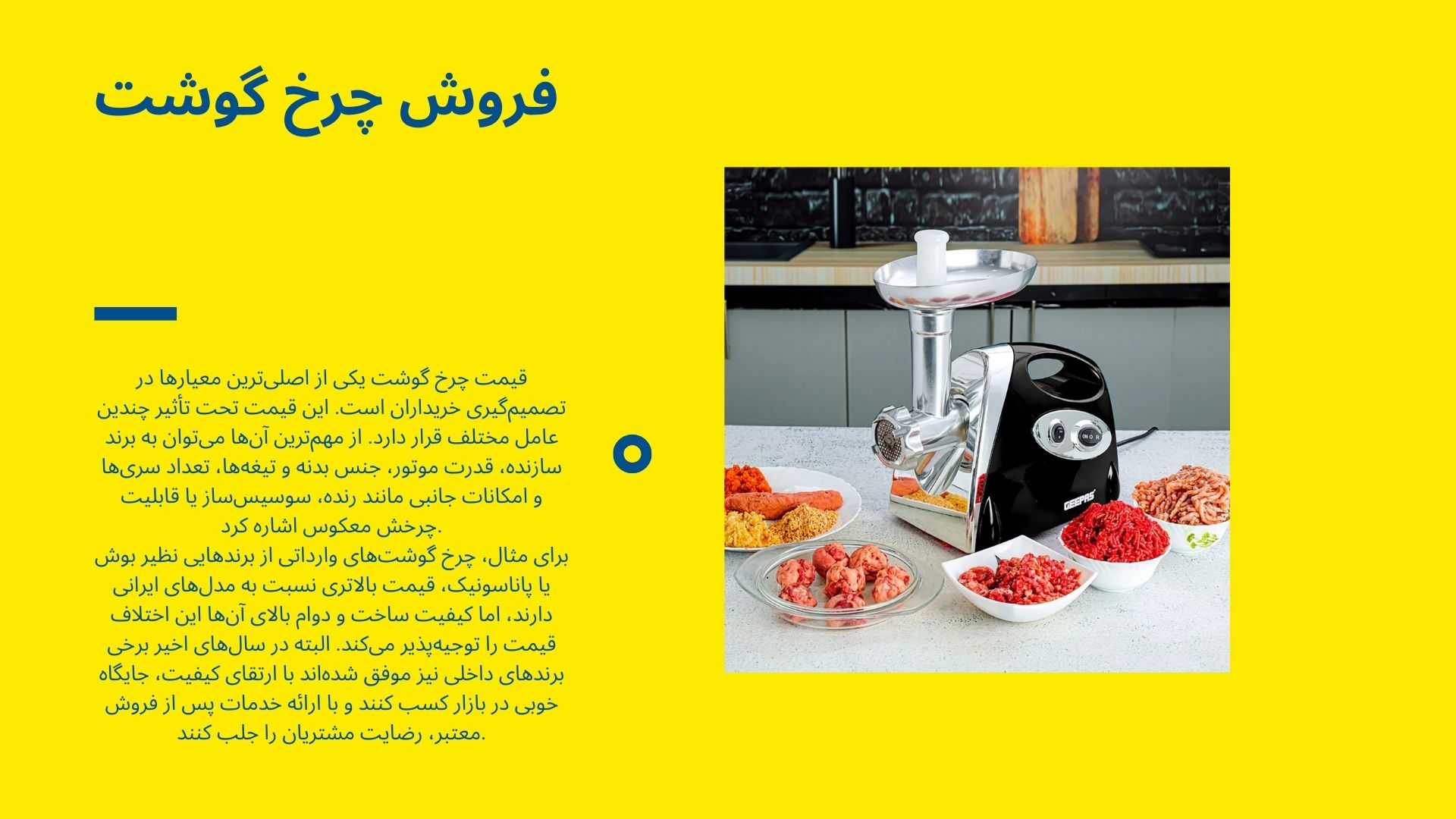 خرید چرخ گوشت