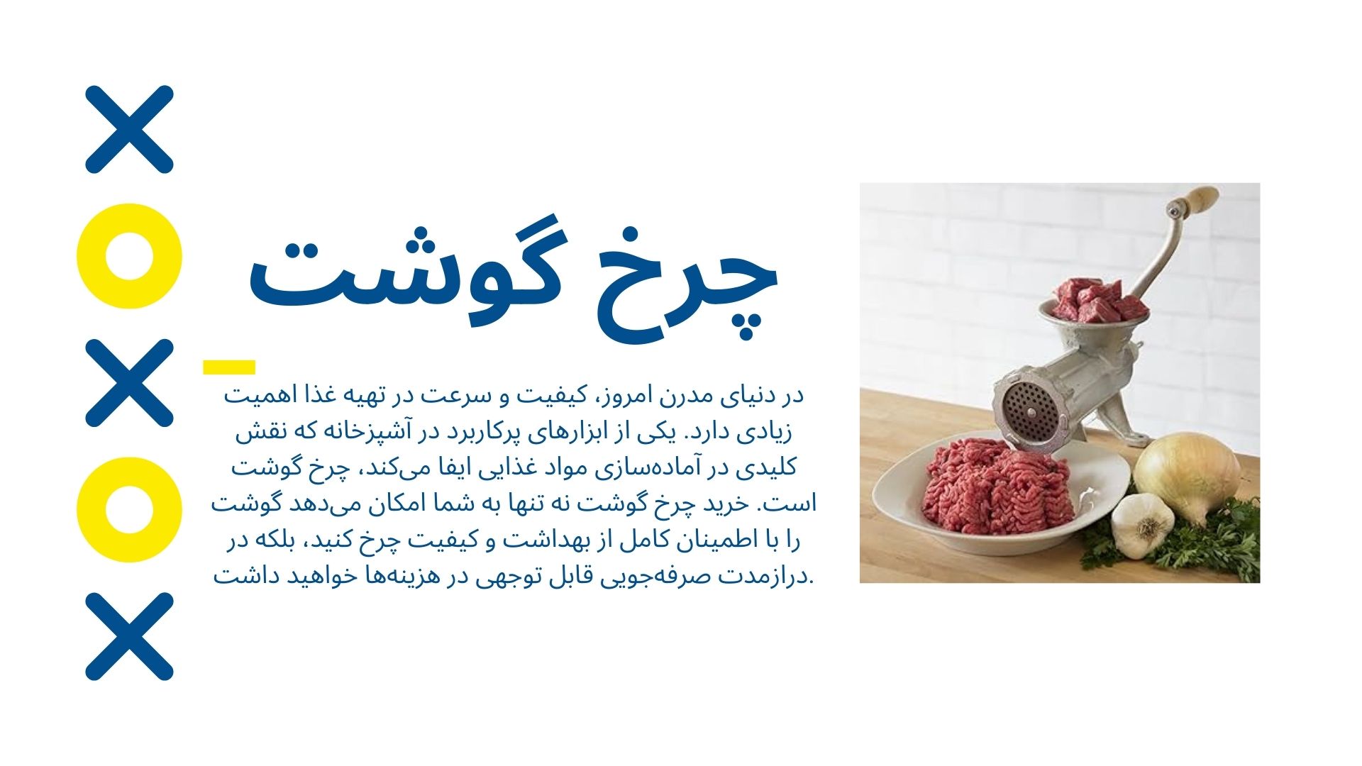 خرید چرخ گوشت